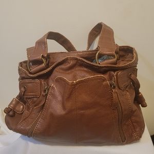 Bueno Brown Leather Purse